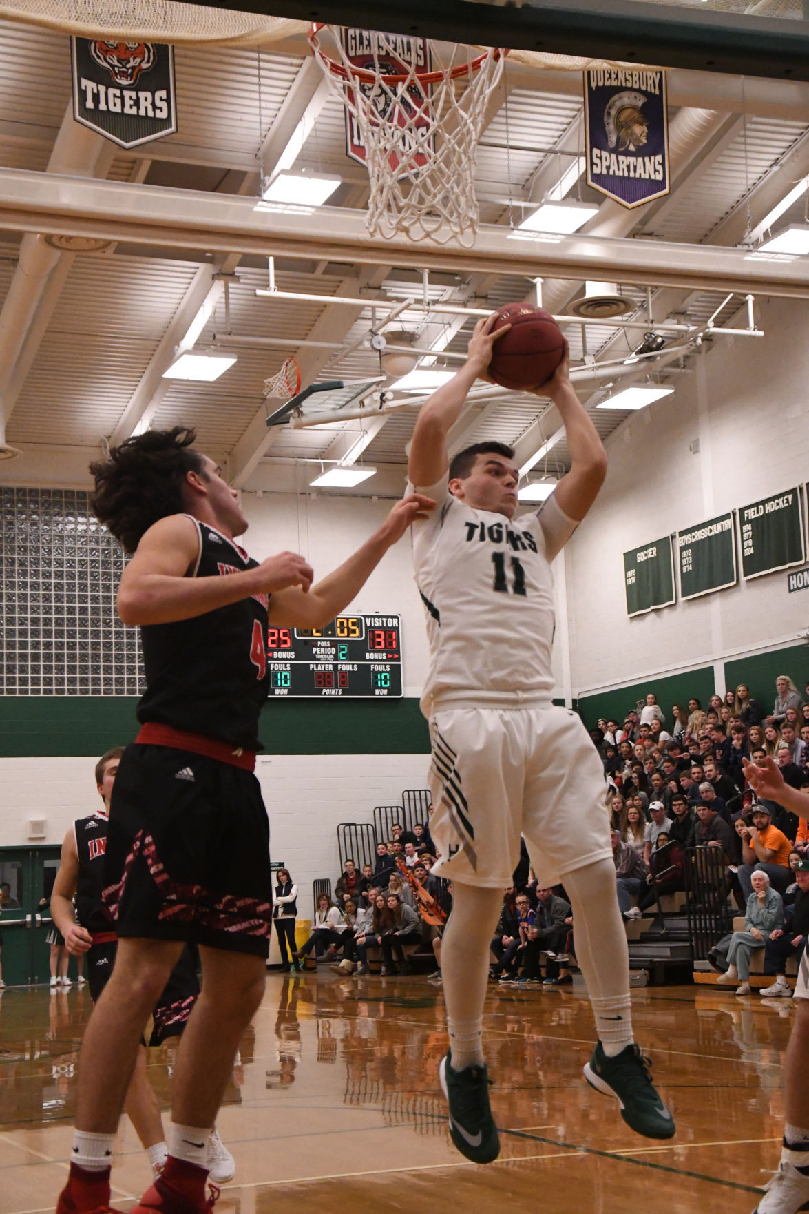 Glens Falls vs Hudson Falls boys basketball